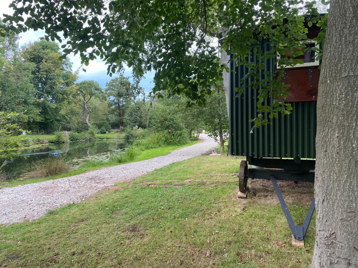 The Shepherd'S Hut - Wild Escapes Wrenbury Off Grid Glamping - Ages 12 And Over Baddiley Esterno foto
